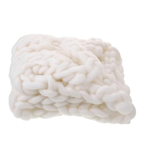 Supvox Weiße Strickdecke Neugeborenen Fotografie Requisite