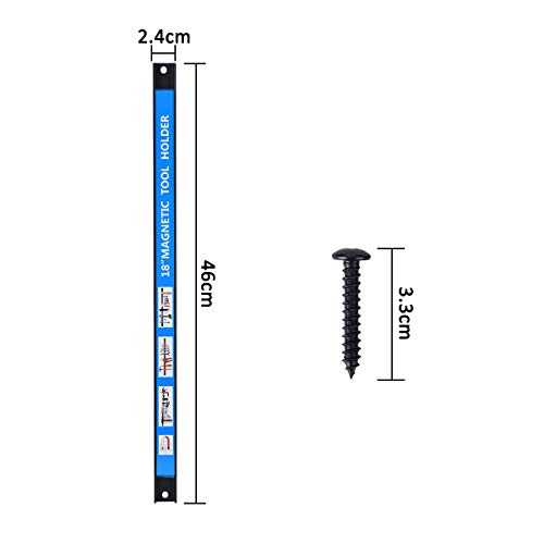 Magnetic-Tool-Holder-18-Inch-8-Pack-Heavy-Duty-Magnet-Tool-Bar-Strip-Rack-Wall-Mount-Blue