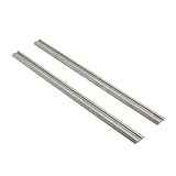 TAROSE 3-1/4 Inch (82mm) Tungsten Carbide (TCT) Portable Hand Planer Blades for DeWalt DW680K D26677K, Bosch PL1632 PL2632K, Makita KP0810 KP0800K, WEN 6530, Vonhaus and most Hand Planer, Pack of 2