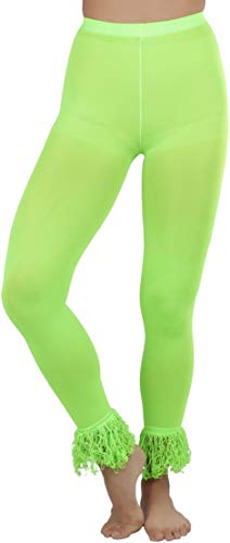 Image of ToBeInStyle Women's Opaque Ankle Long Nylon Footless Fun Tights Pantyhose