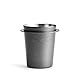 Liseng Dozownik ze stali nierdzewnej do kawy, kawy, kawy, kawy, kawy, kawy, kawy (51 mm, czarny)