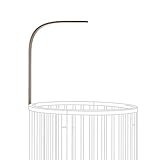 Stokke Sleepi Drape Rod, Hazy Grey - Made from Solid Beech Wood - Easy to Install & Clean - Compatible with Stokke Sleepi Crib/Bed & Mini