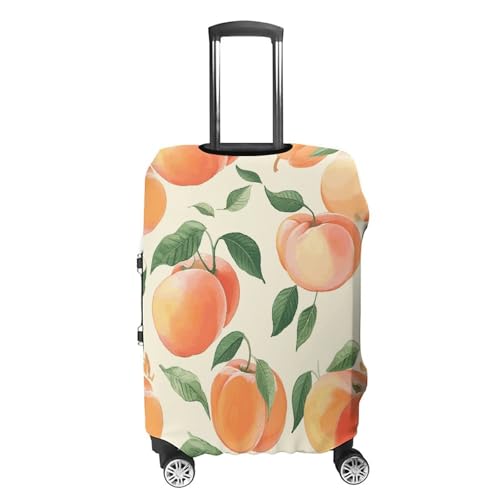 Travel Luggage Cover Suitcase Protector Peach Elastic Washable Stretch Suitcase Protector Anti-Scratch Travel Suitcase Cover Fit 18-32 Inch Luggage4