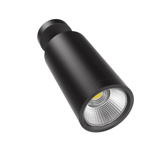 Image of Goldmedal Bibo 7W LED Surface Spotlight | Focus Light |Neutral White (4000K)| Adjustable Base | with 36Beam Angle | for Kitchen,Living Room & Malls | Up to 70 Lumens Per Watt | Body Colour:Black