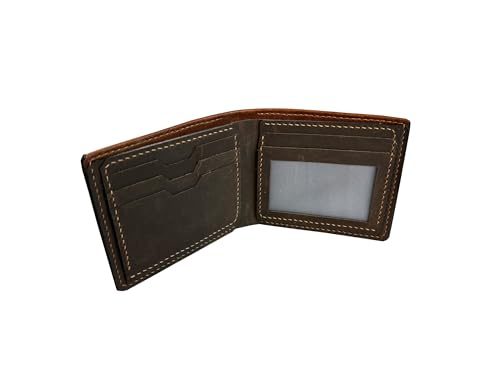 Mayan Corner KRAKEN7-3DB-SM Kraken Leather Bifold Wallet, Monster Art Leather Gift Ideas thumb #3
