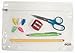 School Smart Zippered Vinyl Pouch for Two or Three Ring Binders - Pack of 24 - Clear and White