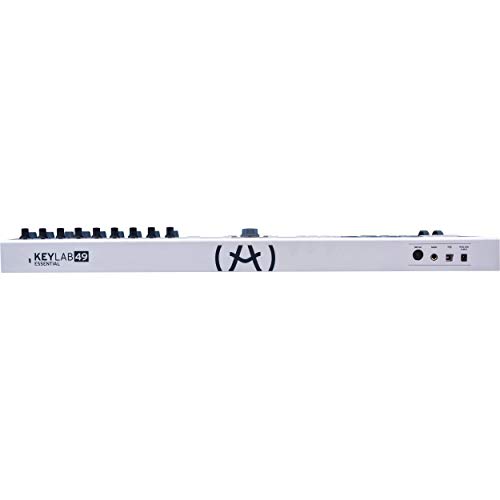 Image of Arturia KeyLab Essential 61 Universal Midi Keyboard Controller - White