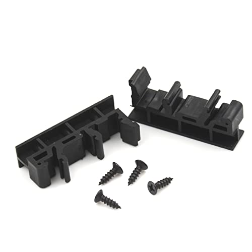 Jienk 20Sets C45 Din Rail Pcb Mounting Bracket Holder Carrier Clips For Width 35Mm Or 15Mm Din Rail #TOP1