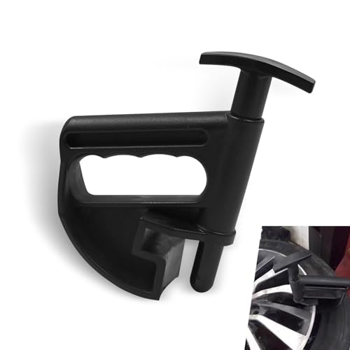 Image of 1 PC Car Tire Changer, 5.7 inch x 6.03 inch High Strength Composite Plastic Lift-up Tire Auxiliary Tire Clamp, Multi-Function Rim Pry Wheel Changing Assistant, Suitable for Most Cars (Black)