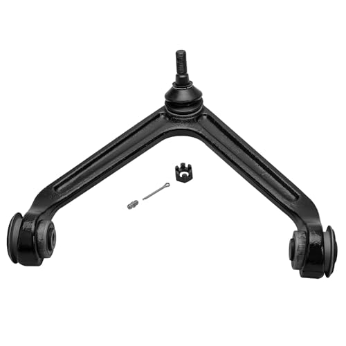 Image of Detroit Axle - 8pc Front End Suspension Kit for 4WD 02-05 Dodge Ram 1500, 2 Upper Control Arms + 2 Lower Ball Joints + 2 Sway Bar Links + 2 Outer Tie Rods 2002 2003 2004 2005 Replacement 5-Lug