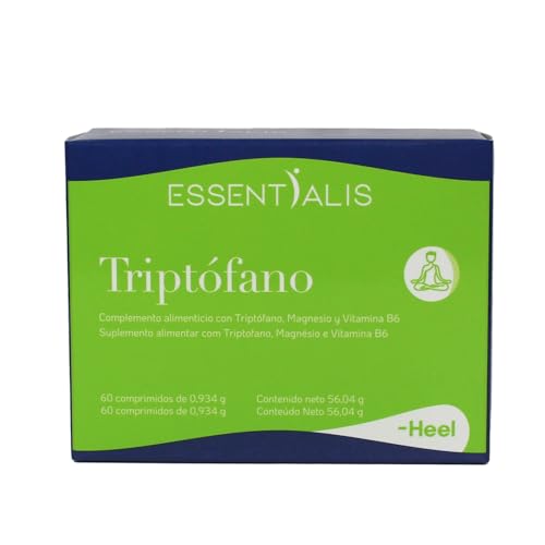 Essentialis Triptófano con Magnesio y Vitamina B6, 60 Comprimidos Veganos