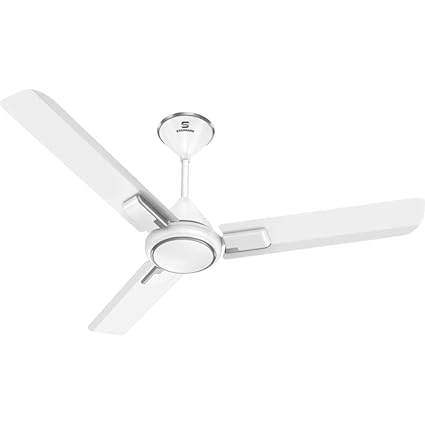 STANDARD Frorer 1200mm BLDC Motor 5 Star Rated Ceiling Fan with Remote Control|Upto, 50% Energy Saving| High Speed| 2 Year Warranty (Elegant White, Pack of 1)