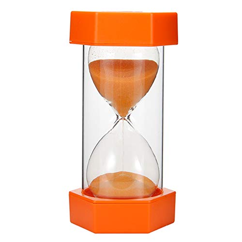 jiashemeng Sand Timer for Kids Hourglass sand timers 5/10/20/30min, Kitchen Timer Child Game Toy Random Color (Random Color