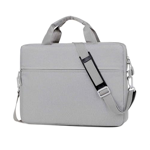 Maletín para portátiles 13/14/15 pulg gris resistente y ajustable miniatura 1