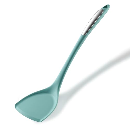 Tenta Kitchen Spatulas for Nonstick Cookware - Silicone Turner Spatula - Spatulas Silicone Heat-Resistant up to 600°F - Flexible & Thin Pancake & Egg Flippers-Kitchen Utensils for Cooking BPA