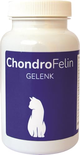 ChondroFelin Gelenkunterstützungs-Kautabletten für Katzen: Mit Grünlippmuschel, Teufelskralle, Chondroitinsulfat & MSM, 180 Stück