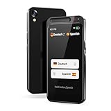 Traducteur Vocal intelligent Bidirectionnel Traducteur de Poche en Temps réel 150 langues prises en Charge Traducteur vocal en ligne/hors ligne pour entreprise,Apprentissage, voyage