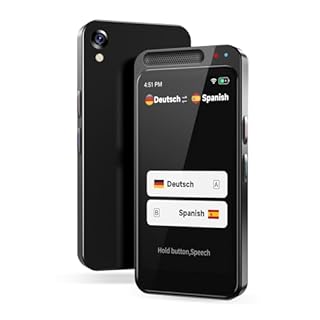 Traduttore Vocale Dispositivo,Traduttore Vocale intelligente Bidirezionale foto Traduttore Tascabile in Tempo Reale,150 lingue Supportate,Traduttore Vocale online/offline per Aziende, Apprendimento