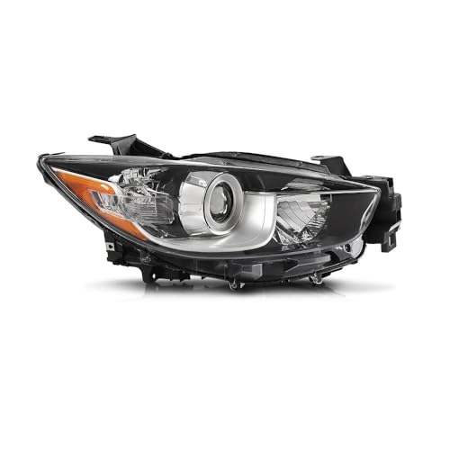 CHEDA Headlight Passenger Right Side, MA2518146 Clear Lens Chrome Houisng