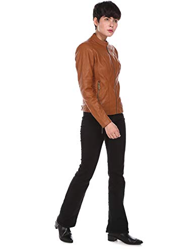 Image of U.S. Polo Assn. Polyester Women Long Sleeve Solid Hood Standard Length Quilted Jacket