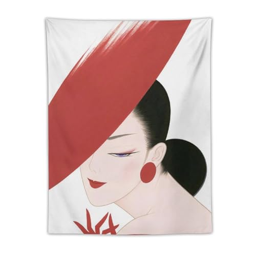 鶴田一郎の美人画ポスター (15) タペストリー ホーム装飾 アートパネル プリント 壁アート 現代壁掛け 絵画 芸術作品 インテリア30"x40"