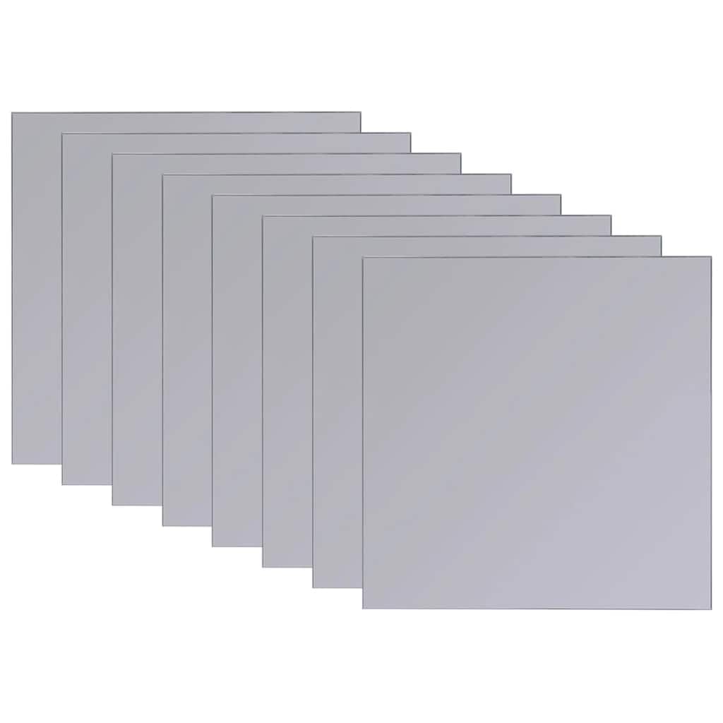 SYDE Specchio senza cornice in vetro, 20,5 cm, 16 unità | Alta riflettenza, durevole, include ganci e viti, decorazione da parete