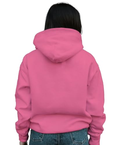 Image of Women's Printed Fleece Hoodie Sweatshirt | Soft Warm Winter Hooded Top for Women & Girls