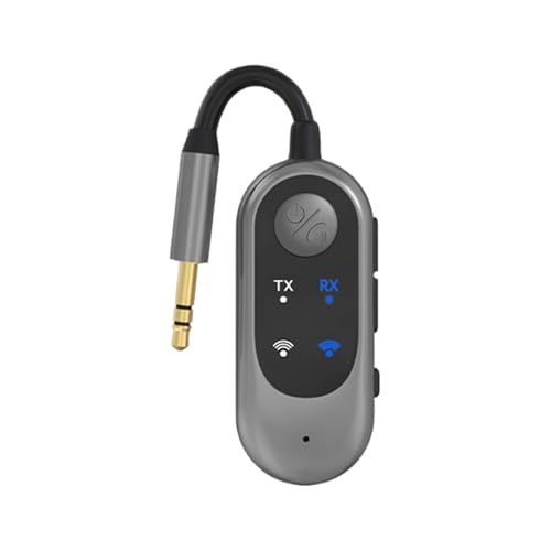 Transmisor inalámbrico para coche, receptor de audio inalámbrico de corto alcance, soporte de llamadas sin costo, dispositivo de sonido claro, ideal para interiores de automóviles, viajes de negocios