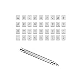 YFFSFDC 刻印セット レザークラフト 交換式刻印 3.5ｍｍ 36個セット 革用刻印セット DIY 手作り レザークラフト道具 革細工 打ち具 道具