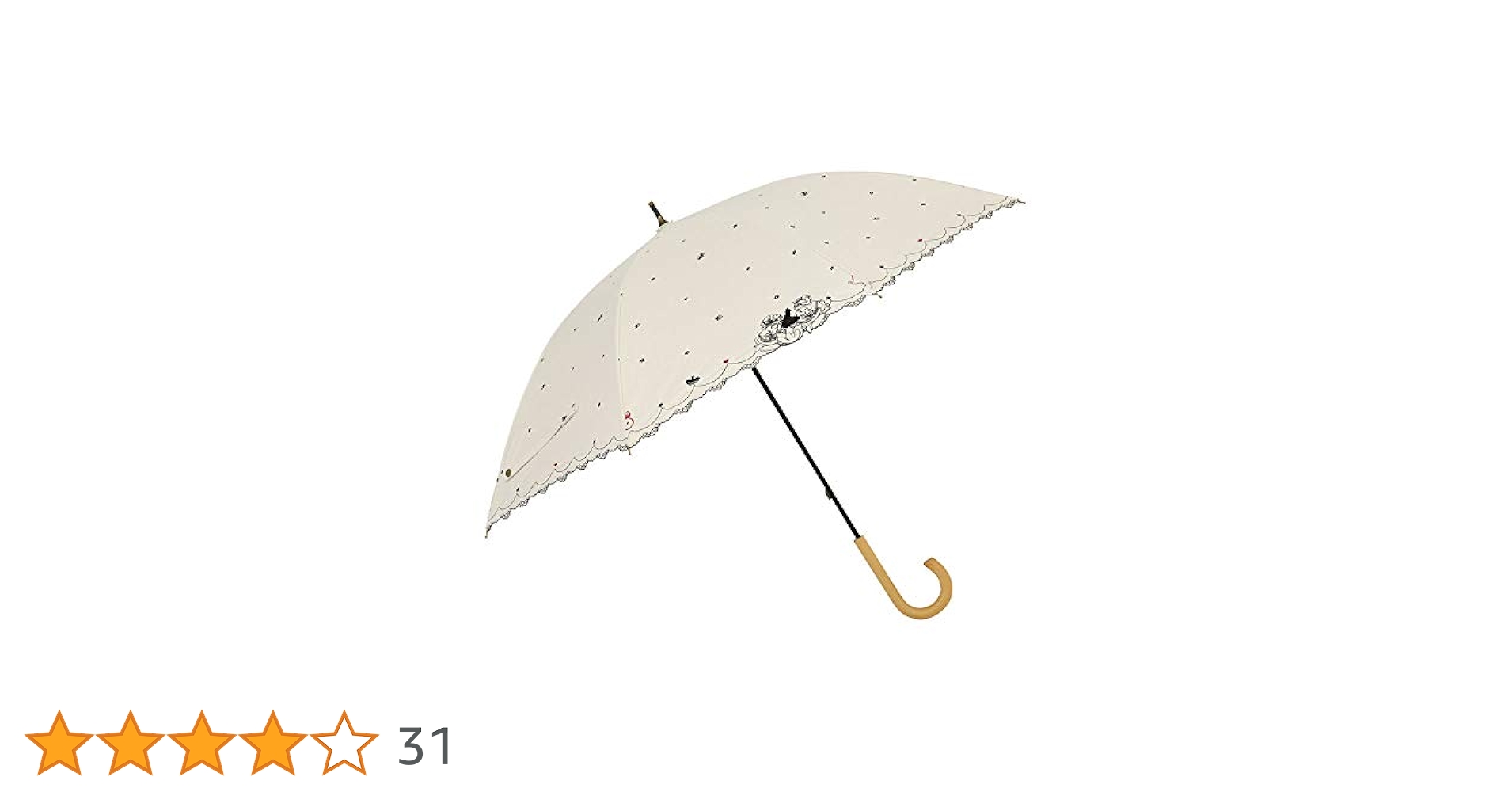 Amazon.co.jp: 小川(Ogawa) 手開き長傘 晴雨兼用刺繍日傘 50cm