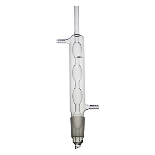 Laboy Glass Allihn Condenser for Soxhlet Extractor with 34/45 Lower Inner Joint Lab Glassware