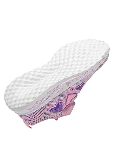 Tanleewa Girls Non-Slip Safety Athletic Sneakers Hook and Loop Waling Running Shoes3