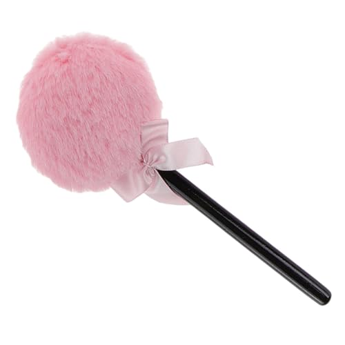 SOESFOUFU Lollipop Shaped Fluffy Powder for Makeup Super Soft Long Handle Powder Applicator for Daily Use and Stage Performances