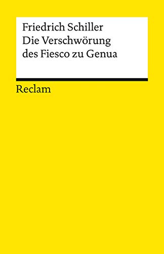 Die Verschwörung des Fiesko zu Genua [German] 3150000513 Book Cover
