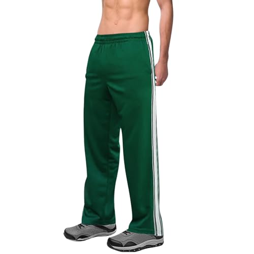 Sport Pants for Men Breathable Versatile Elastic Waist Pants Comfort Lightweight Trousers Straight Leg Trousers