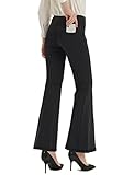 nuveti Bootcut Yoga Pants for Women High Waist Flare Pants with Pockets Wide Leg Workout Bootcut...