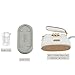 SALAV IS-900 Retro Handheld Garment Steamer and Iron, Ceramic Steam Plate, 1000 watts of Steam, Removes Wrikles on Clothes (Pearl)