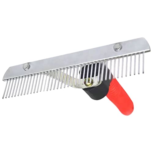 POPETPOP Cleaning Brush Pet Comb Dematting Comb Pet Cleaning Brush Dog Cleaning Brush Pet Hair Brush Dog Hair Comb Pet Brush Self Cleaning Self Cleaning Pet Brush The Comb Pet Comb