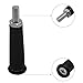 RUIAN Revolving Handle Plastic Clamping Handles Screw Knobs M10 Threaded Metal Tapered Grip for Housing Construction, Lathe Machine, Industry Equipment