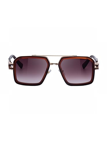 Image of Classic& Mens Sunglasses Square Metal Frame Shades for Men Sunnies(68062)