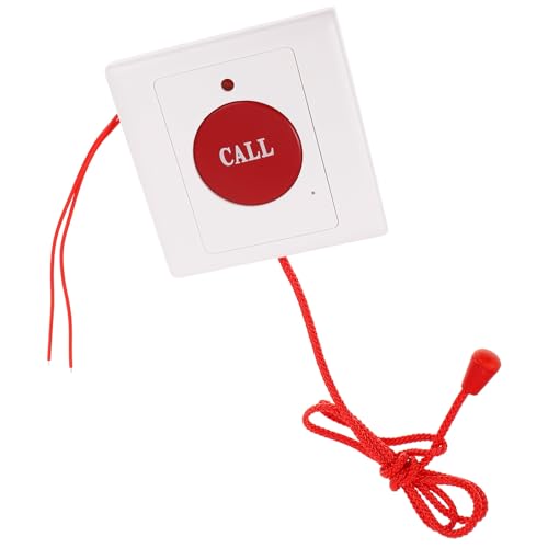Alipis Pulsante di Emergenza a Parete per Anziani e Pazienti Dispositivo Sos Cordicella di Chiamata per Assistenza Rapida in Caso di Emergenza Montaggio Semplice e Materiali Resistenti