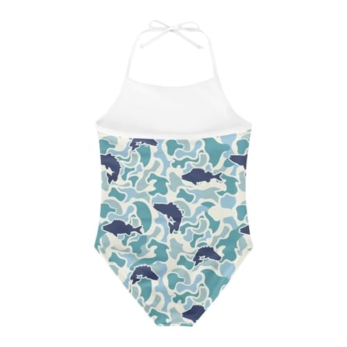 Image of ELEQIN Swimwear Swimsuit One Piece Girls Bathing Suit Animal Pattern 1-10 Years
