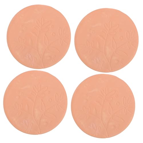 OFFSCH 4pcs Brown Sugar Keeper Terracotta Brown Sugar Disc Carved Reusable Brown Sugar Softener For Food Storage Containers For Food Storage Containers Food Safe