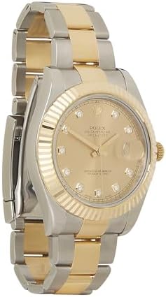 Pre-loved 18K Yellow Gold & Diamond Jubilee Datejust 11633 41mm, Gold