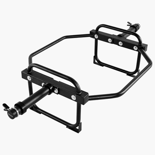 VEVOR Barra Hexagonal Olímpica Longitud 141,5 cm Diámetro 25 mm Barra Placa Carga 225 kg con Asas para Sentadillas Encogimiento de Hombros Levantamiento de Pesas Equipo de Gimnasio Fitness en Casa