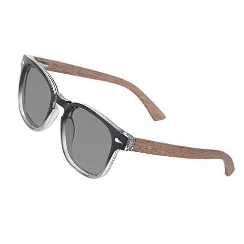 Image of HD Polarized Wood Sunglasses for Men and Women UV400 Protection Sports Classic Retro