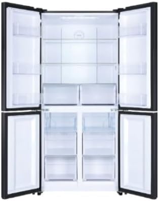 Haier HRF-550TDBG 4-Door Refrigerator interior view