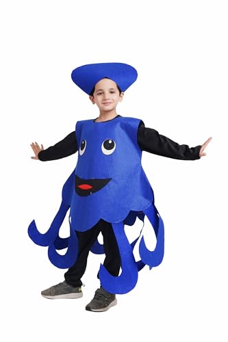 Image of Kaku Fancy Dresses Octopus Cutout for Kids, Water Animal Costume for Boys & Girls (Freesize /Only Cutout with Cap)