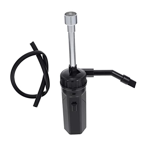 GANAZONO 1Pc Portable Food Smoker with Extension Tube for Home Kitchen Bar and Outdoor Cooking Reusable Smoker for Salmon Bbq and Picnics Black Color