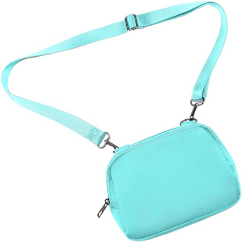 MAXTOP Small Cross Body Bag for Woman Trendy Crossbody Fanny Pack Sling Shoulder Bag Travel Purse for Women Family Gifts Blue